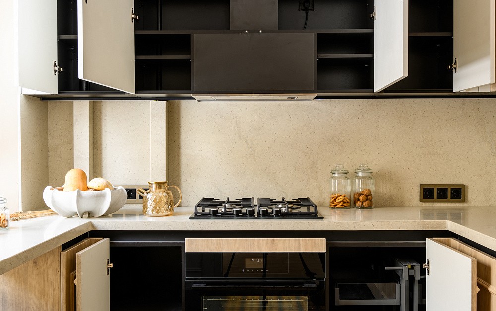 Кухня для ТВ-проекта «Квартирный Вопрос» в духе Стокгольма