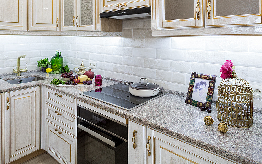 Кухня Виконт с патиной