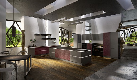 Темная кухня в Ростове-на-Дону