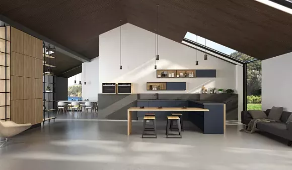 Синяя кухня в Наро-Фоминске