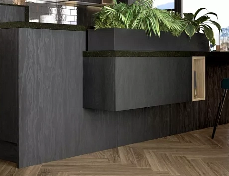 Черная кухня в Новосибирске