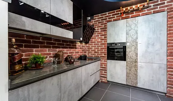 Серая кухня в Егорьевске