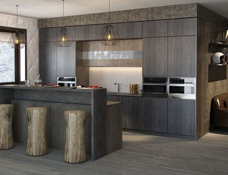 Кухня с «барной» атмосферой