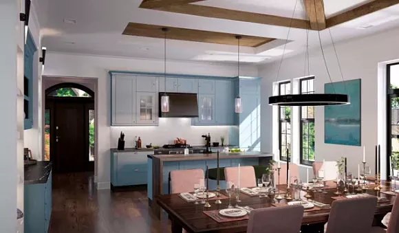 Синяя кухня в Наро-Фоминске