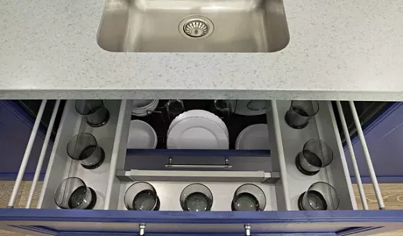 Синяя кухня в Наро-Фоминске