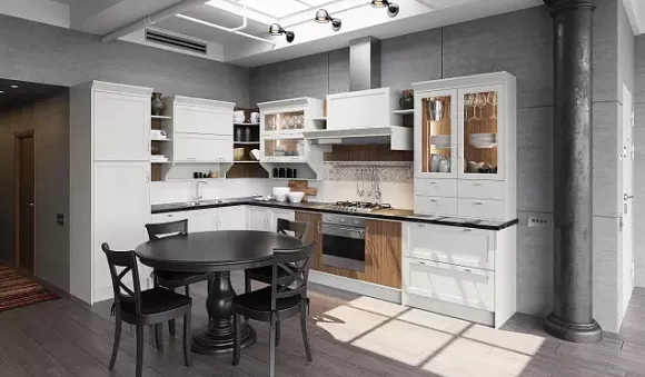 Белая кухня в Санкт-Петербурге