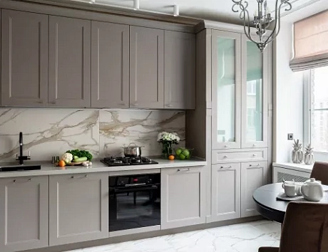 Серая кухня в Самаре