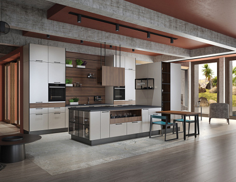 Стиль Лофт в кухонном пространстве