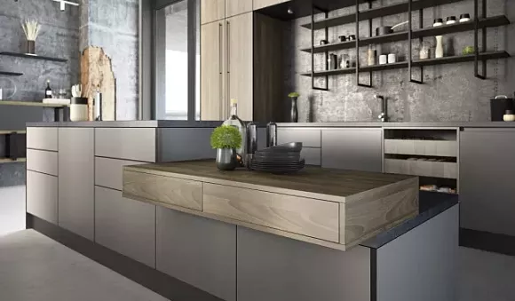 Коричневая кухня в Санкт-Петербурге