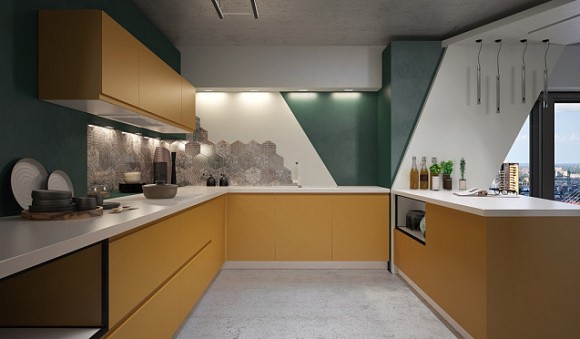 Желтая кухня в Воронеже