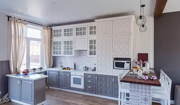 Серая кухня в Егорьевске