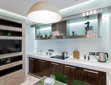 Глянцевая кухня в Ростове-на-Дону