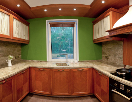 Коричневая кухня в Воронеже