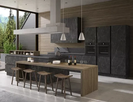 Темная кухня в Ростове-на-Дону