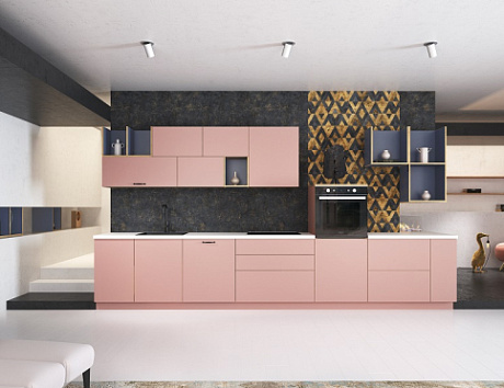 Светлая кухня в Сочи