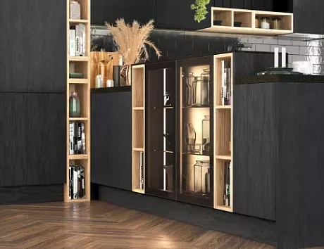 Черная кухня в Новосибирске