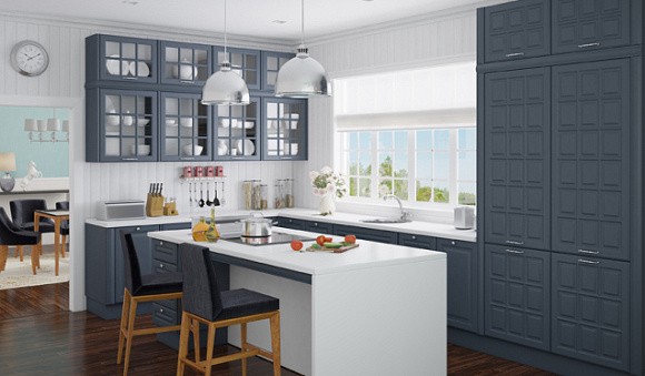 Синяя кухня в Наро-Фоминске