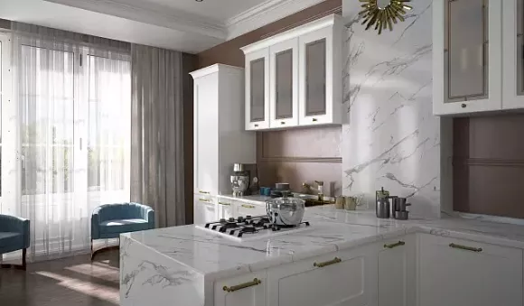 Серая кухня в Егорьевске