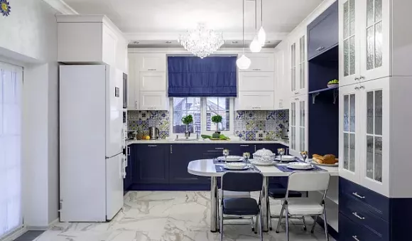 Синяя кухня в Наро-Фоминске