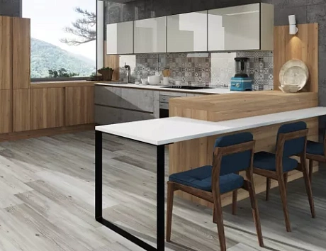 Коричневая кухня в Анапе