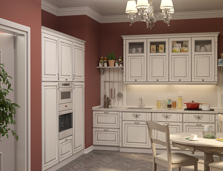 Стиль Кантри в кухонном пространстве