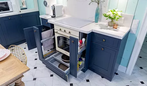 Синяя кухня в Тольятти