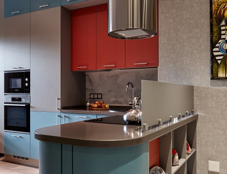 Серая кухня в Нижнем Новгороде