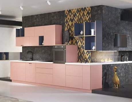 Светлая кухня в Воронеже