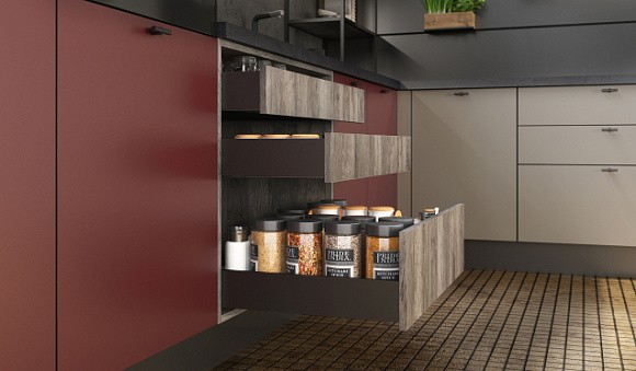 Красная кухня в Екатеринбурге