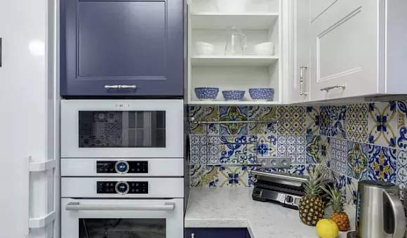 Синяя кухня в Твери