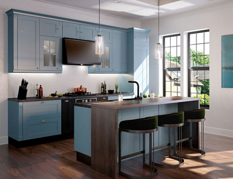 Синяя кухня в Наро-Фоминске