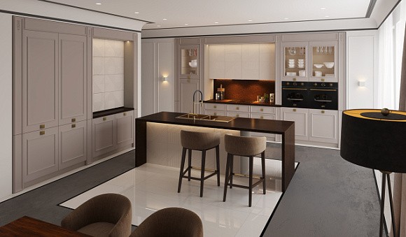 Прямые кухни