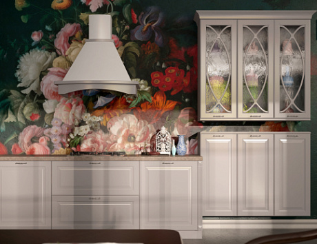 Светлая кухня в Санкт-Петербурге