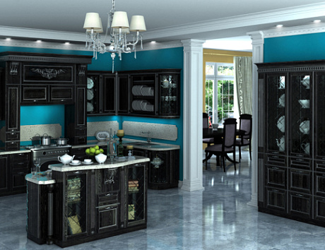 Темная кухня в Санкт-Петербурге