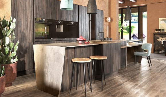 Темная кухня в Ростове-на-Дону