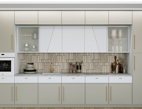 Кухня в светлых тонах