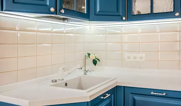 Синяя кухня в Тольятти