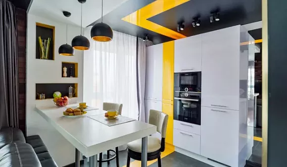 Глянцевая кухня в Санкт-Петербурге