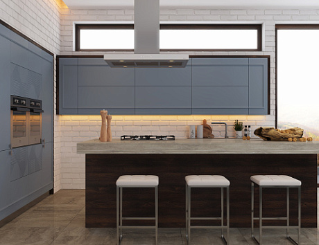 Синяя кухня