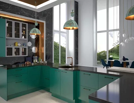 Темная кухня в Тольятти