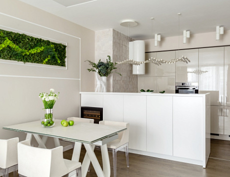 Светлая кухня в Арзамасе