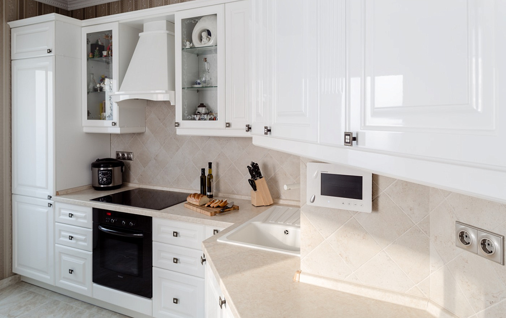 Кухня Айвори глянец