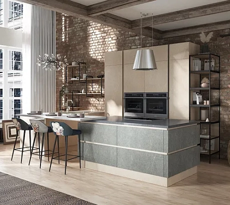 Кухня Ноа Лофт Песчаник